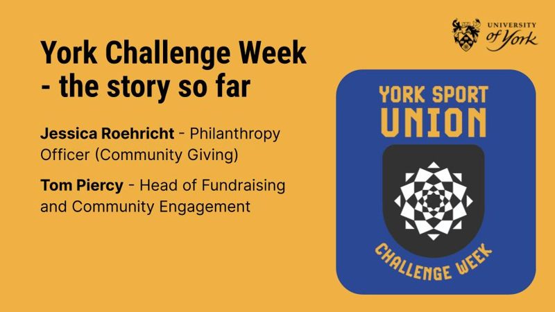 University of York Sport Union Challenge Week